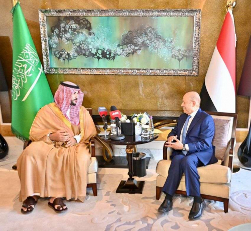 عاجل.. رئيس مجلس القيادة الرئاسي يبحث مع نائب وزير الدفاع السعودي تنفيذ المساعدات الانمائية