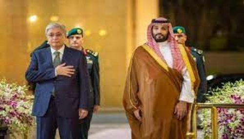  ولي العهد السعودي ورئيس كازاخستان يبحثان تعزيز التعاون